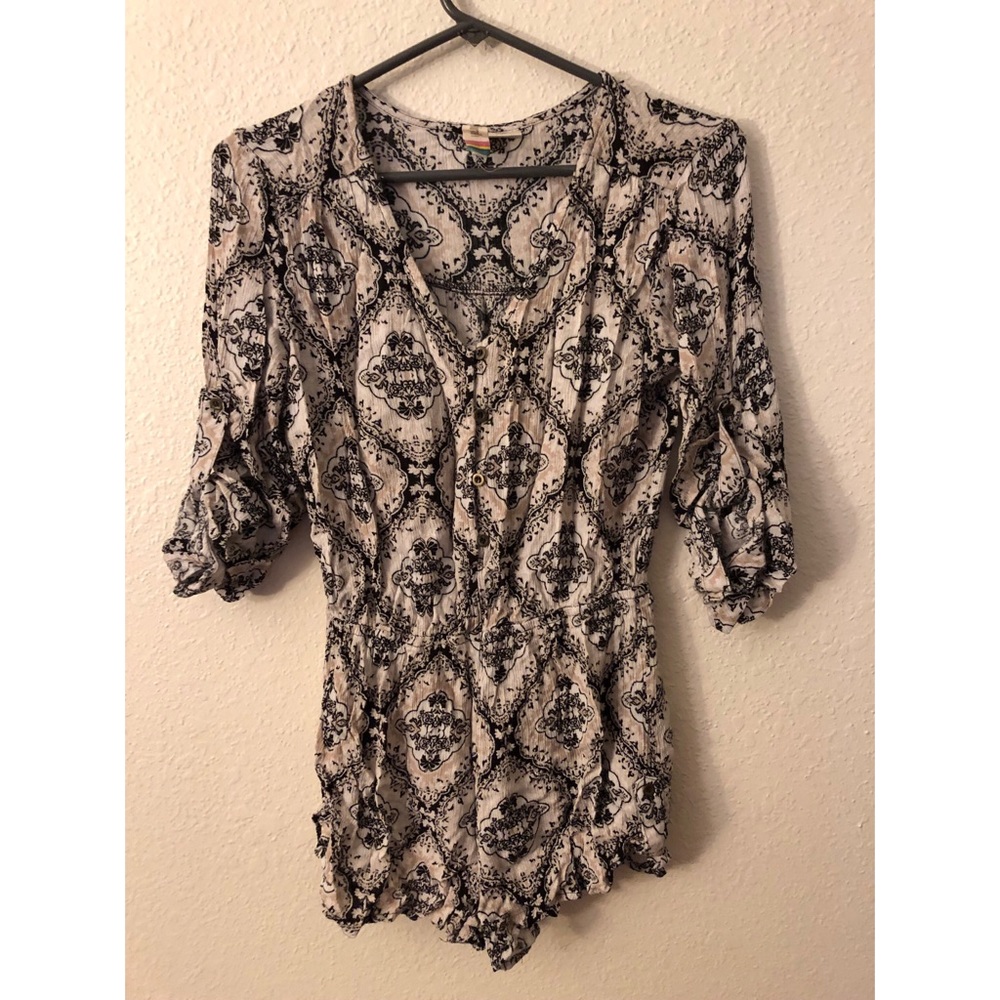 Printed Romper